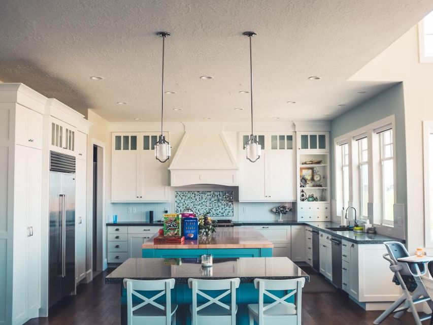 A bright, clean kitchen